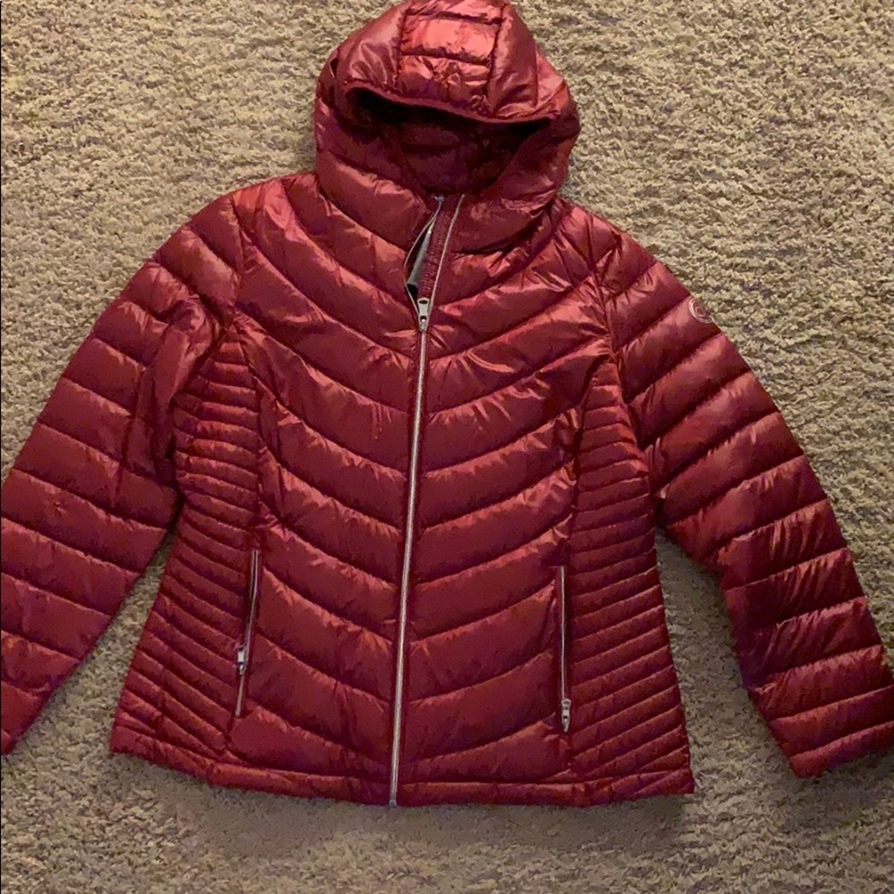Red Calvin Klein Jacket/Coat